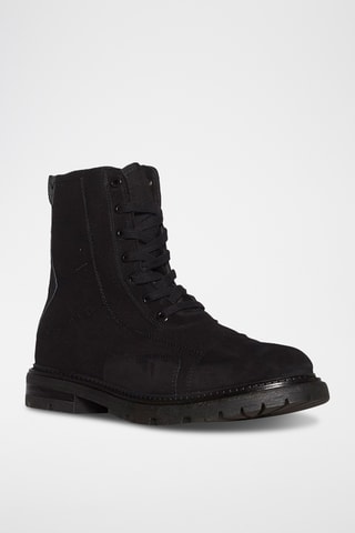 Botas de piel - Negro