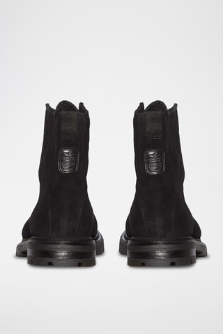 Botas de piel - Negro