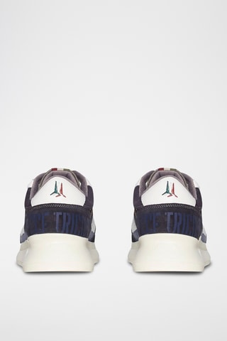 Zapatillas de piel - Azul