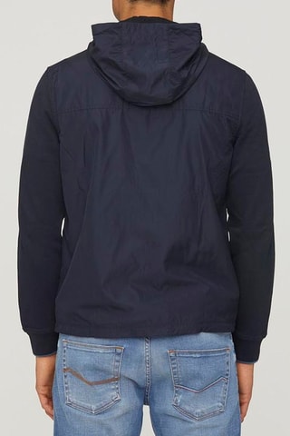 Chaqueta con capucha - Azul marino