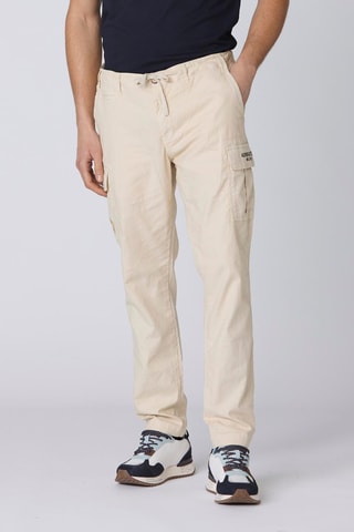 Pantalón cargo - Beige