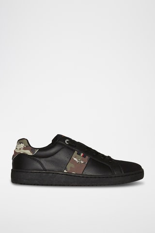 Zapatillas de piel - Negro