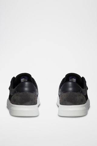 Zapatillas de piel - Negro