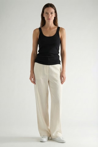 Camisola de alças - Preto