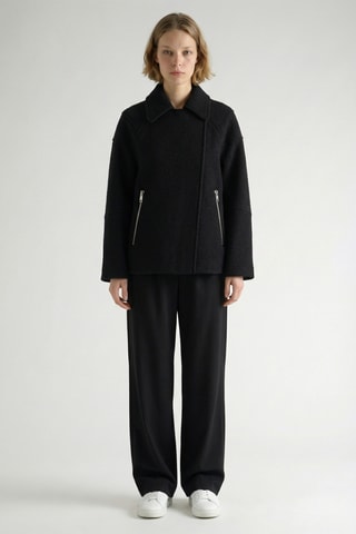 Casaco em lã - Preto