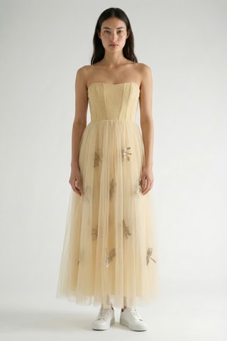 Vestido-caicai - Bege