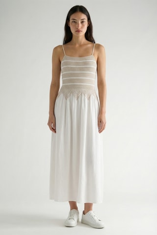 Vestido midi - Branco