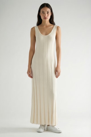 Vestido comprido - Cru