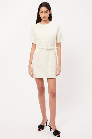 Vestido direito de tweed - Branco - & Other Stories