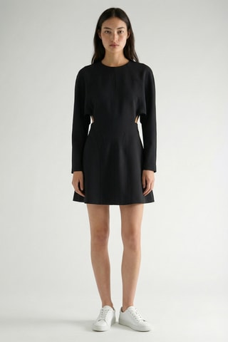 Vestido estilo patinadora - Preto