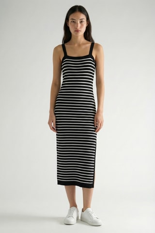 Vestido midi - Preto