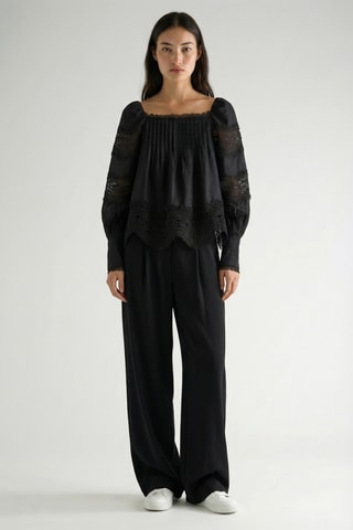 Blusa em rami - Preto