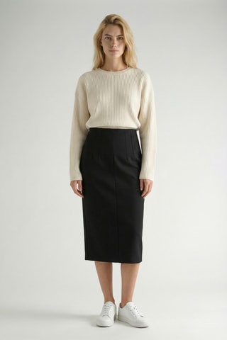 Saia direita - Preto