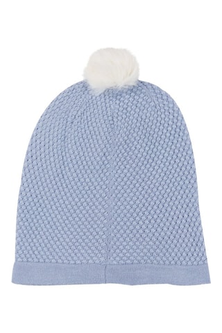 Gorro de lana, alpaca y pelo de conejo Happening - Celeste