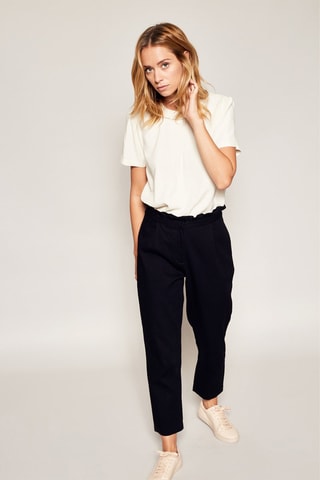 Pantalón de lino Pearl - Negro