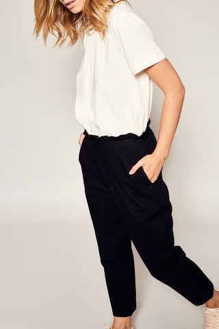 Pantalón de lino Pearl - Negro