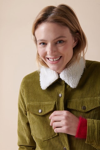 Chaqueta de pana Vartick - Verde oliva