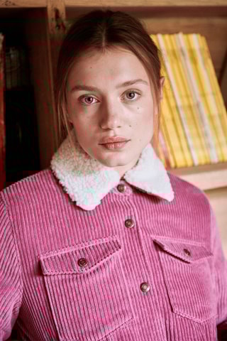 Chaqueta de pana Vartick - Rosa