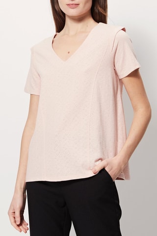 Top Armorik - Rosa empolvado