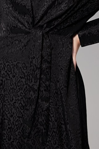 Vestido evasé Robine - Negro
