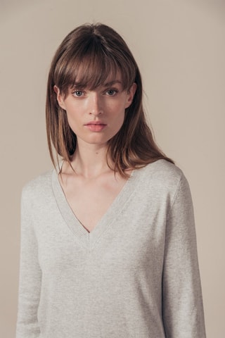 Vestido jersey Richelet - Gris claro