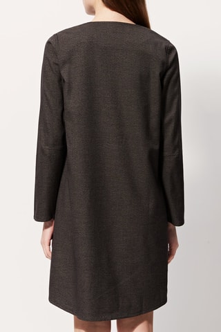 Vestido recto Riolize - Gris oscuro y negro