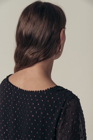 Vestido evasé Ronda - Negro