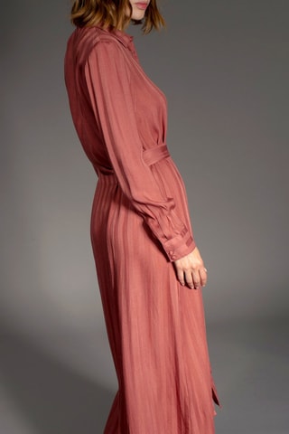 Vestido camisero Renando - Rojo teja 