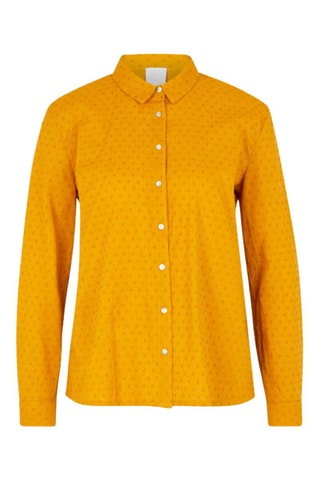 Camisa de lunares - Mostaza