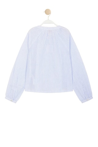 Camisa ancha Cedaly - Celeste