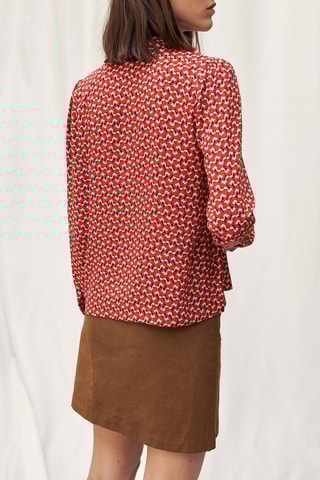 Camisa de flores - Rojo