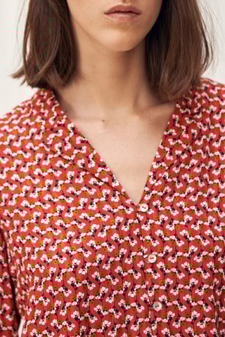 Camisa de flores - Rojo