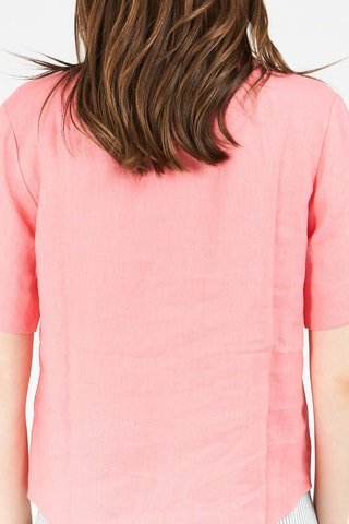 Camisa de lino - Rosa