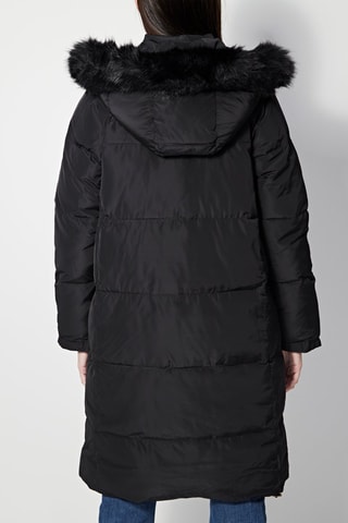 Anorak largo Dolores - Negro