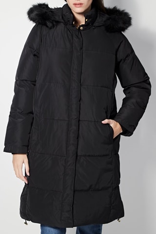 Anorak largo Dolores - Negro