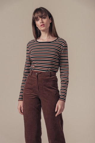 Camiseta Agave - Marrón oscuro