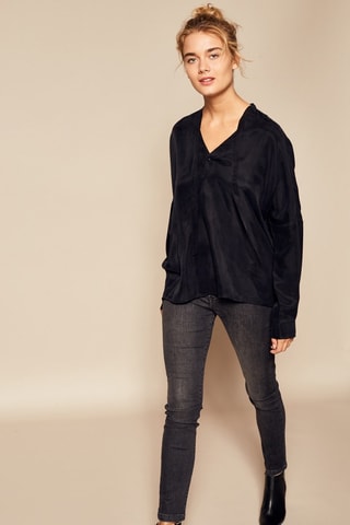 Blusa Flamande - Negro