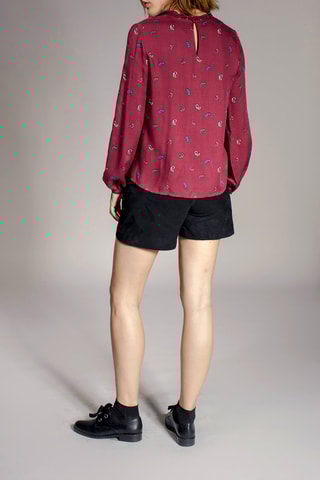 Blusa Typhen - Burdeos