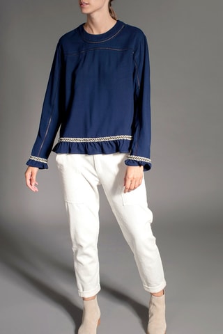 Blusa Tombola - Azul marino