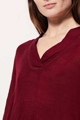 Blusa Tapovan - Burdeos