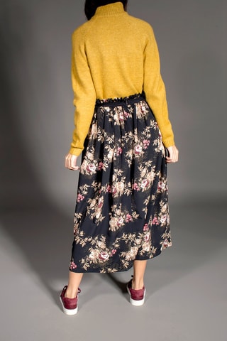 Falda larga Jetset - Negro