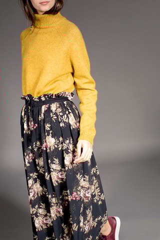 Falda larga Jetset - Negro