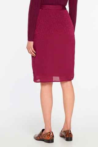 Falda avolantada - Ciruela