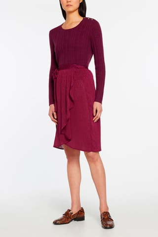 Falda avolantada - Ciruela