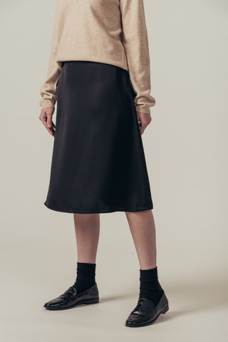 Falda recta Jubile - Negro