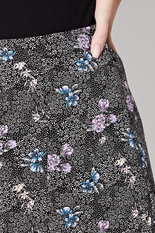 Falda midi de talle alto Jinette - Gris