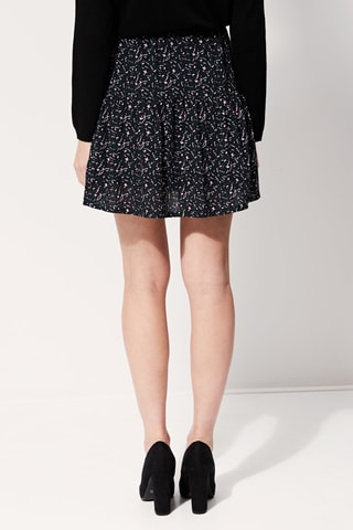 Falda evasé de talle alto Jpard - Azul pato