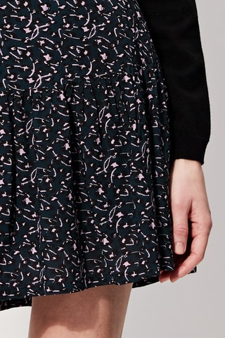 Falda evasé de talle alto Jpard - Azul pato