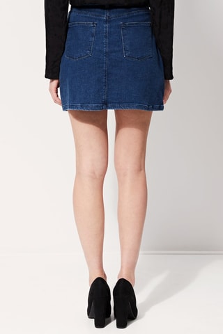 Falda recta vaquera Jedim - Azul