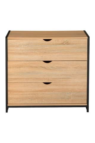 Cómoda de 3 cajones Manufacture - 82 x 40 x 75 cm